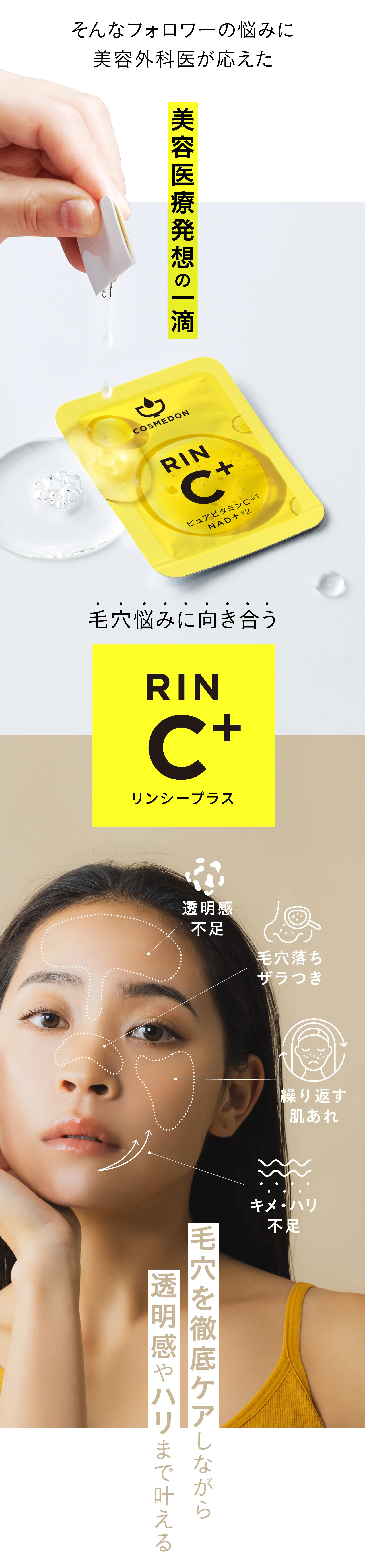 美容医療の一滴,毛穴,肌あれ